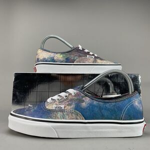 Vans X Moma Claude Monet Women’s Size 7.5 Low Top Casual Sneakers Lace Up Shoes